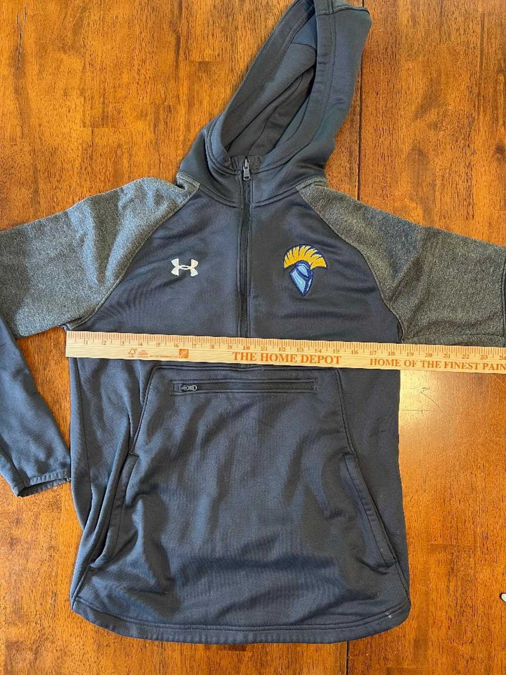 Mens Under Armour Half Zip Westcliff Warriors Sweatshirt, Size S